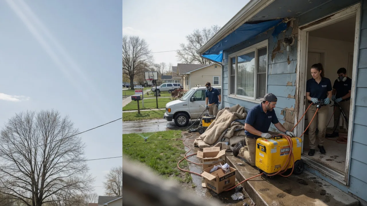 Basement Flood Cleanup in Hardyville, KY near me